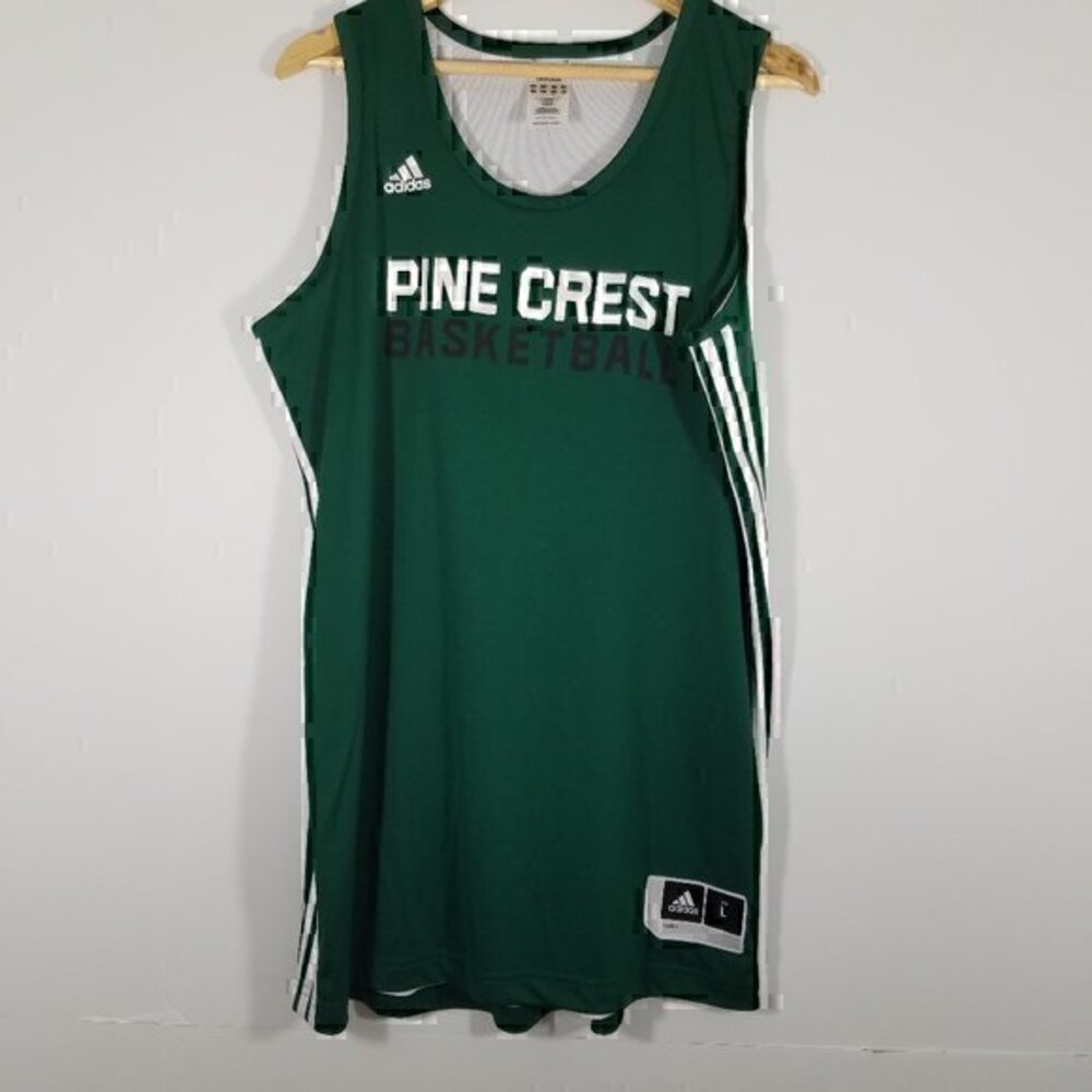 Adidas Reversible Pine Crest Basketball Shirt L